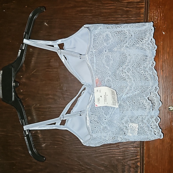 NWT Mele & Pere Dusty Blue Bralette - Size S - Picture 2 of 4